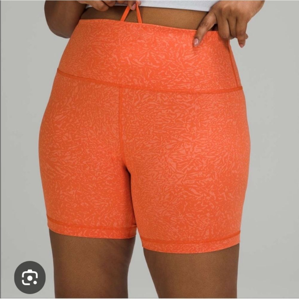 Limited edition lululemon bike shorts worn